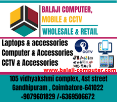 BALAJI COMPUTER MOBILE & CCTV WHOLESALE & RETAIL