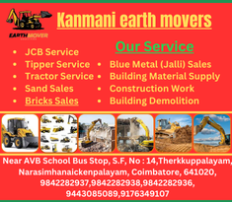 Kanmani earth mover and nandhi drillers